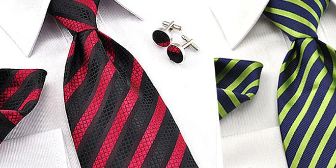 Kravatový set z hodvábu