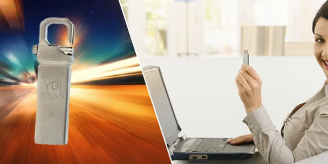 Praktický 32 GB USB kľúč