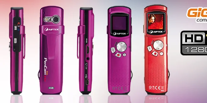 Aiptek Voice PenCam HD - tenká HD videokamera