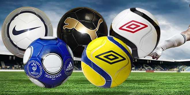 Futbalové lopty UMBRO, ADIDAS, NIKE a PUMA