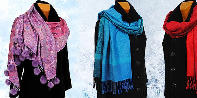 Módny dámsky šál