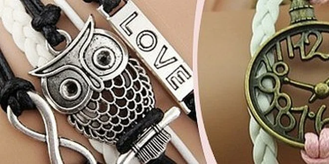 Štýlové náramky Infinity