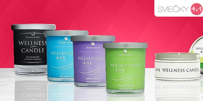 Wellness sviečky 4v1