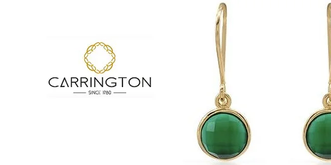 Kráľovské Carrington náušnice s chalcedónmi z kolekcie Elena