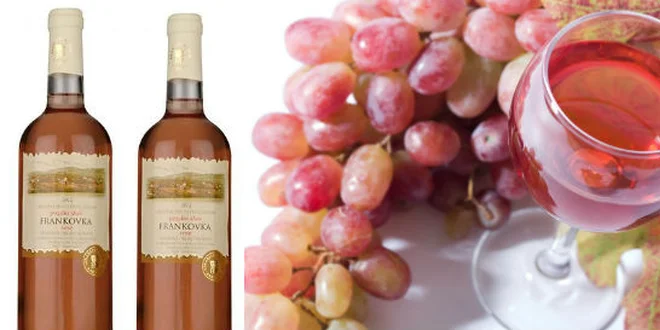2x Frankovka rosé neskorý zber 2012