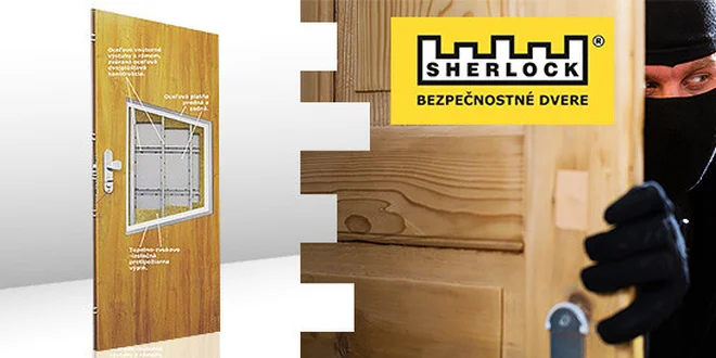 Zľava na bezpečnostné dvere Sherlock
