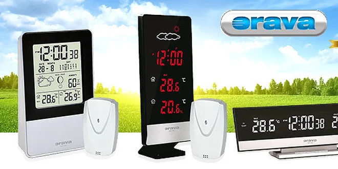 Prenosné meteostanice s budíkom