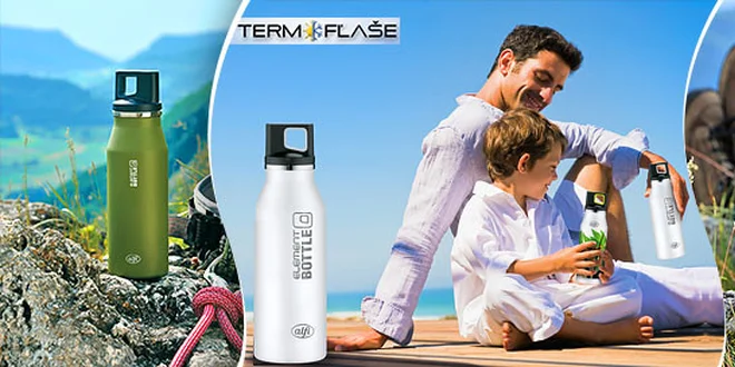 Dizajnové ekologické fľaše alfi