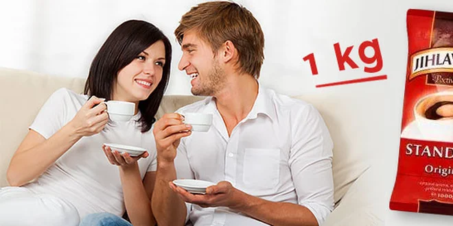 Až jeden kilogram poctivej kávy Jihlavanka