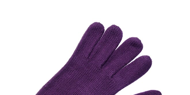Dámské tmavě fialové rukavice Fraas