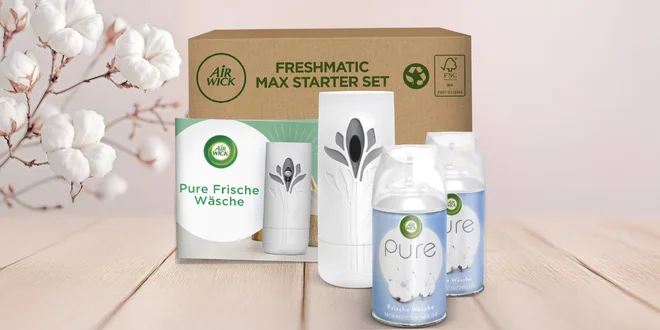 Startovací sada Air Wick Freshmatic s vůní bavlny