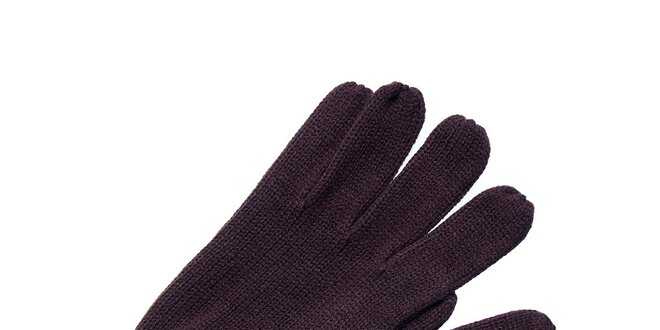 Dámské tmavě hnědé rukavice Fraas