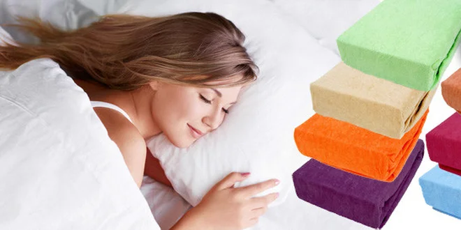 Měkká a elastická froté prostěradla