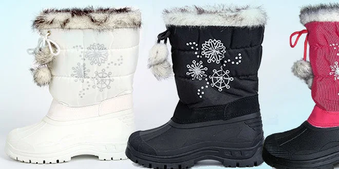 Pohodlné dětské sněhule