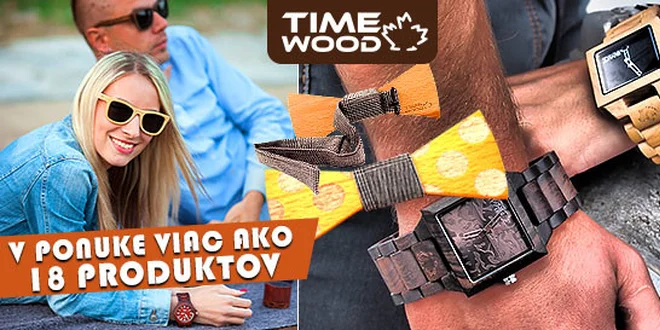 Originálne hodinky a okuliare z dreva