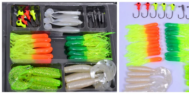 Skvelá rybárska 45 dielna sada - návnady