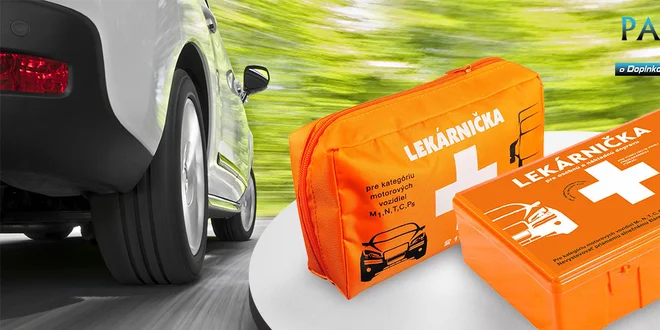 Plne vybavená autolekárnička