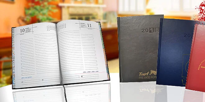 Denný diár 2015 s gravírovaním