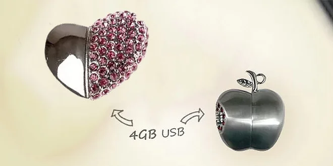 Luxusné 4 GB USB kľúče