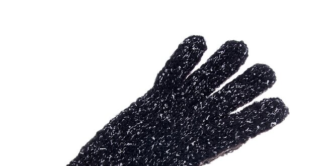 Dámské tmavě šedé  melírované rukavice Pietro Filipi