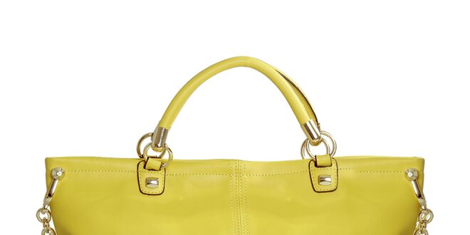 Dámská neonově žlutá kabelka Belle & Bloom