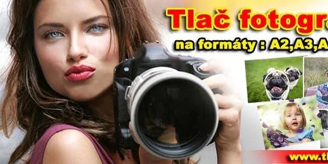 Tlač fotografií vo formáte A6, A5, A4, A3, A2