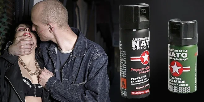 Obranný sprej alebo baterka s paralyzérom