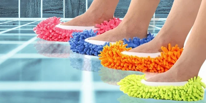 Čistiace mop papuče - čistota každým krokom