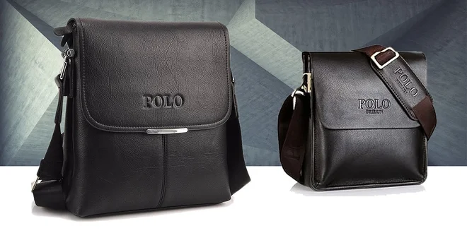 Štýlové pánske Polo tašky z pravej kože