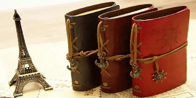 Vintage zápisnik pre vaše dobrodružstvá