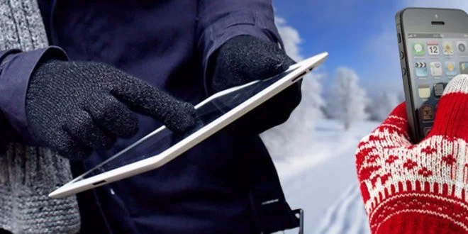 Zimné rukavičky na dotykový displej