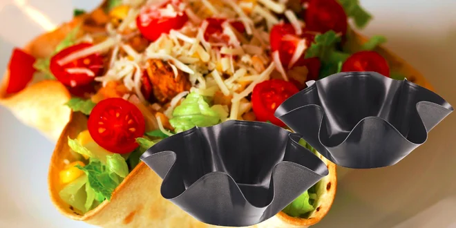 4 zapekacie formy s nelepivým povrchom na TORTILLY!