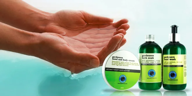 Gardeners tekuté mydlo a krém na ruky