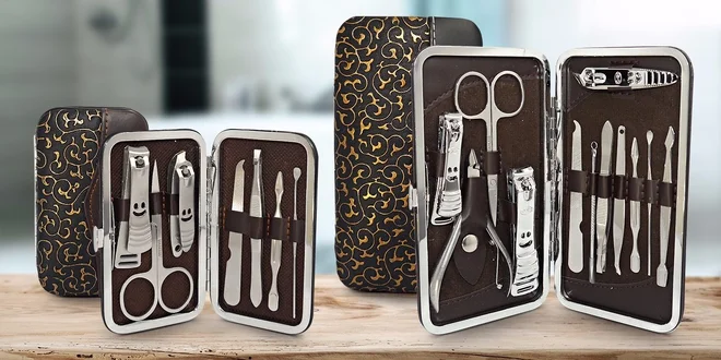 Plne vybavené manikúry v praktických puzdierkach