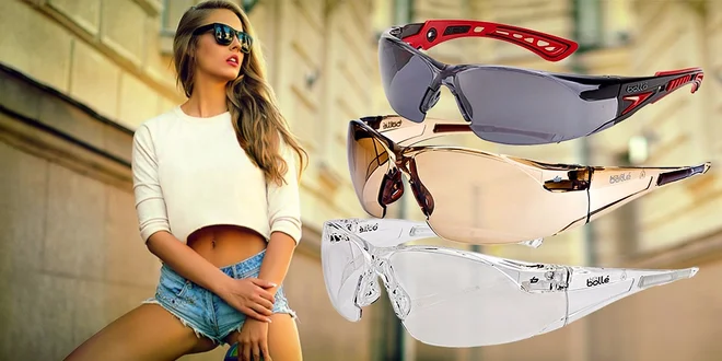 Štýlové okuliare športového dizajnu značky Bollé safety