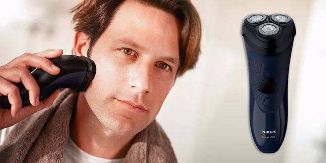 Elektrický strojček Philips pre dokonalé oholenie krku