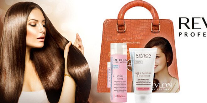 Revlon balíček – šampón a sérum pro barvené vlasy
