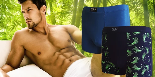 2 ks Pánske boxerky z bambusového vlákna