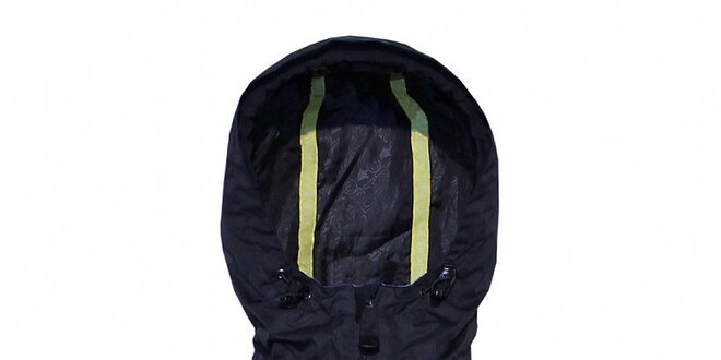 Dámská streetová jarní bunda značky Humdrum v černofialové barevné kombinaci
