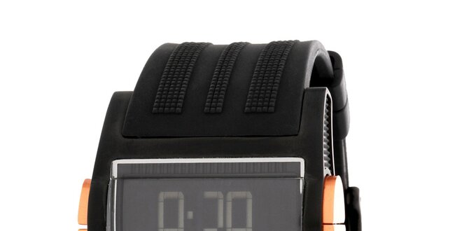 Pánské černé digitální hodinky DKNY