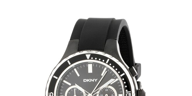 Pánské černé analogové hodinky DKNY