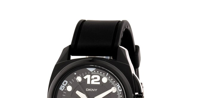 Dámské černé sportovní hodinky DKNY