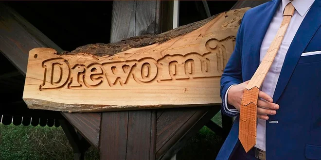 Výnimočná a štýlová drevená kravata