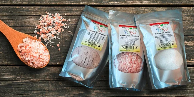 Jemná alebo hrubá Himalájska soľ