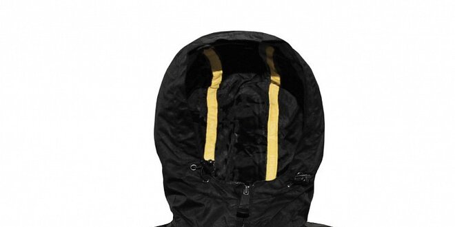 Dámská streetová jarní bunda značky Humdrum v černoazurové barevné kombinaci