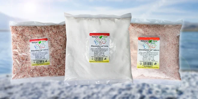 Jemná alebo hrubá Himalájska soľ