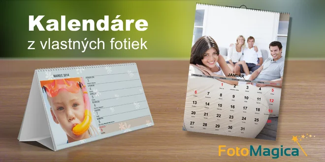 Vlastný VEĽKÝ kalendár z vašich fotografií