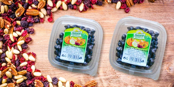 Oriešky, semiačka či slivky v čokoláde