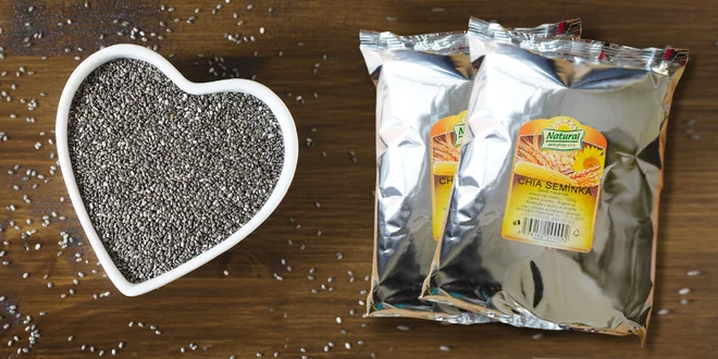 100, 500, 1000g a 5000g CHIA semienok pre vaše zdravie a energiu