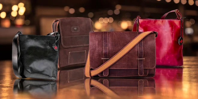 Štýlové kožené pánske tašky GAUDIN